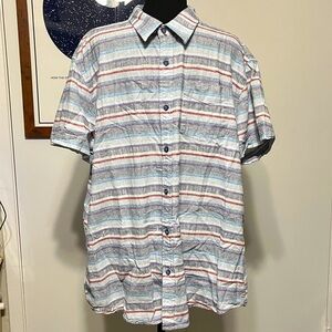 Boston Traders Short Sleeve Button Down | 100% Cotton | Size XXL